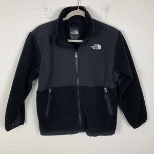 THE NORTH FACE Denali Windstopper Fleece Boys L Black Full Zip Jacket